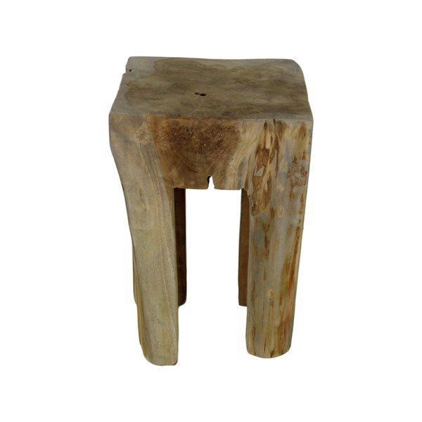 Stolička z neopracovaného teakového dřeva HSM collection Keta-image-2