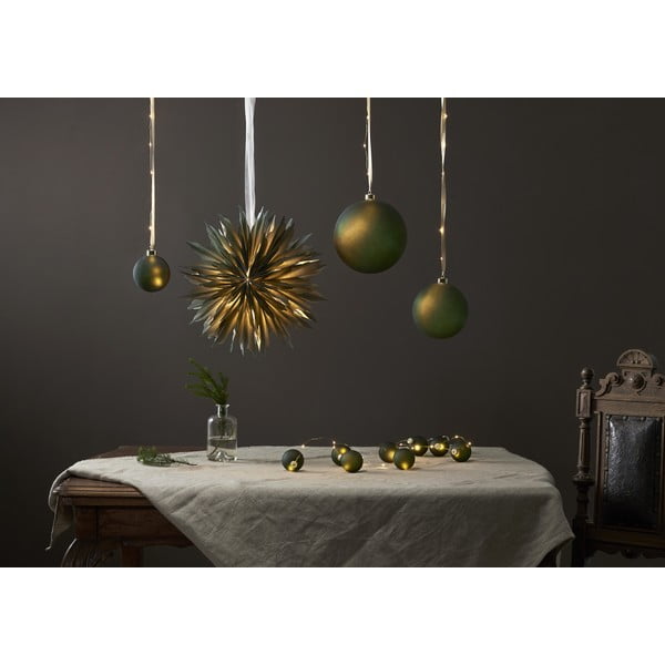 Zelená vánoční světelná dekorace ø 40 cm Dis - Star Trading-image-3