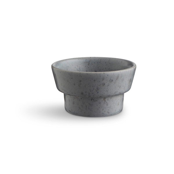 Šedý kameninový svícen Kähler Design Ombria, ⌀ 9 cm