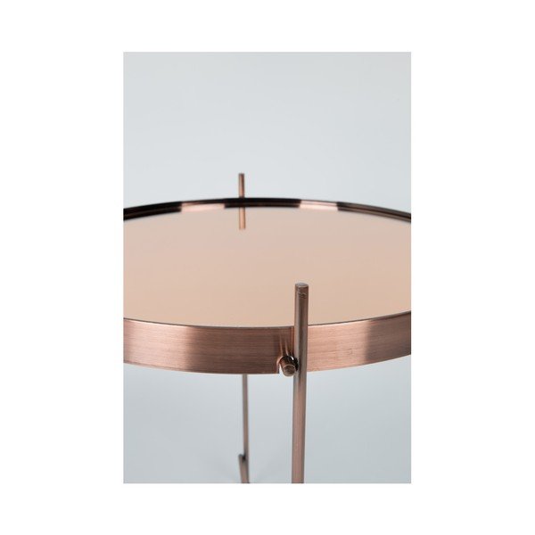 Odkládací stolek v měděné barvě Zuiver Cupid, ⌀ 43 cm-image-4