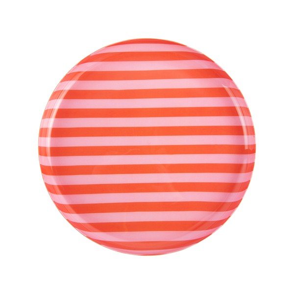 Oranžový/světle růžový železný talíř ø 22 cm Animado – PT LIVING-image-2