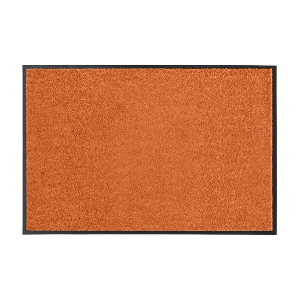Oranžová rohožka Hanse Home Wash & Clean, 39 x 58 cm
