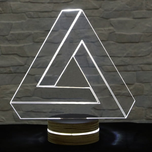 3D stolní lampa Triangle II
