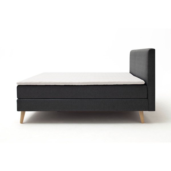 Antracitová boxspring postel 160x200 cm Greta – Meise Möbel-image-3