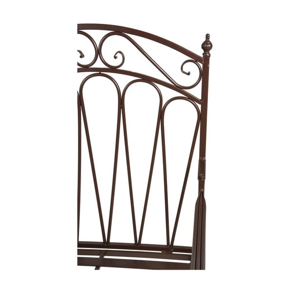 Černá kovová zahradní lavice Rinjani – Garden Pleasure-image-2