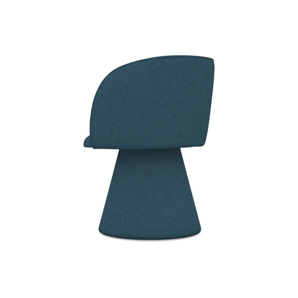 Modré čalouněné jídelní křeslo Maia – Makamii-image-3