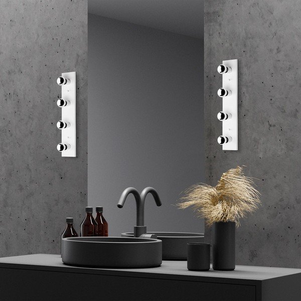 Bílé nástěnné svítidlo Mirro – Opviq lights-image-1