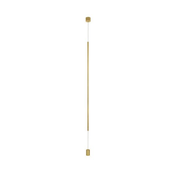 Hliníková LED stojací lampa v mosazné barvě (výška 300 cm) Elettra – Nova Luce
