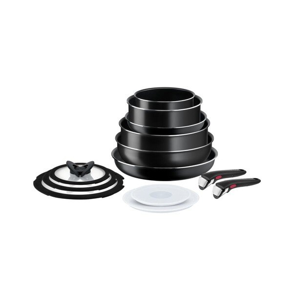 Hliníková sada nádobí 13 ks INGENIO EASY COOK & CLEAN BLACK L1549023 – Tefal