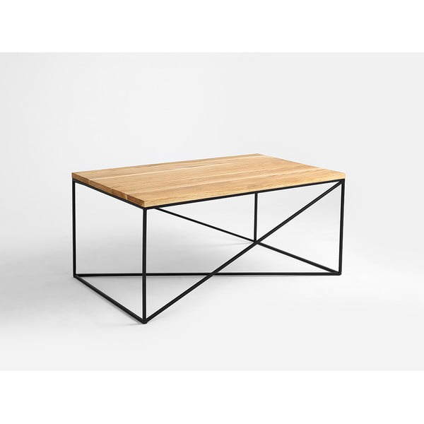 Konferenční stolek v dekoru dubového dřeva CustomForm Memo, 100 x 60 cm-image-2