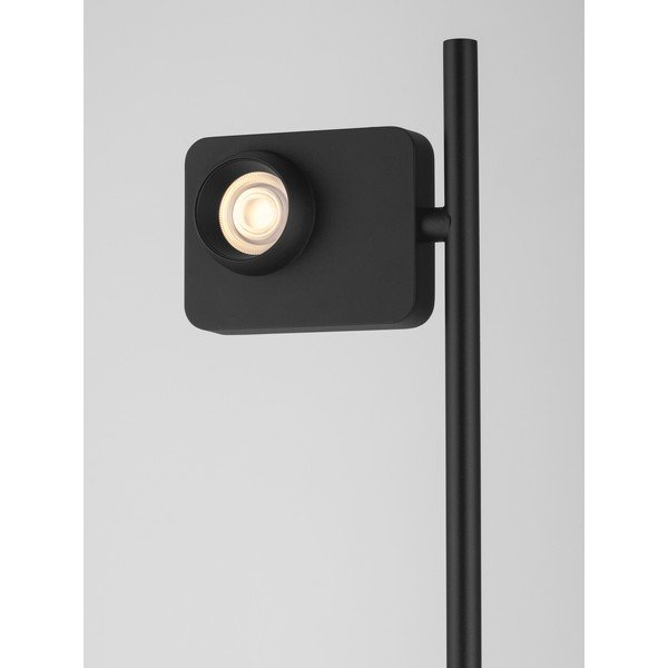 Černá hliníková LED stojací lampa s ohybatelnou konstrukcí/stmívatelná (výška 131 cm) Kedros – Nova Luce-image-2