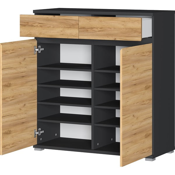 Botník v dekoru dubu se šuplíky Lissabon - Germania-image-2