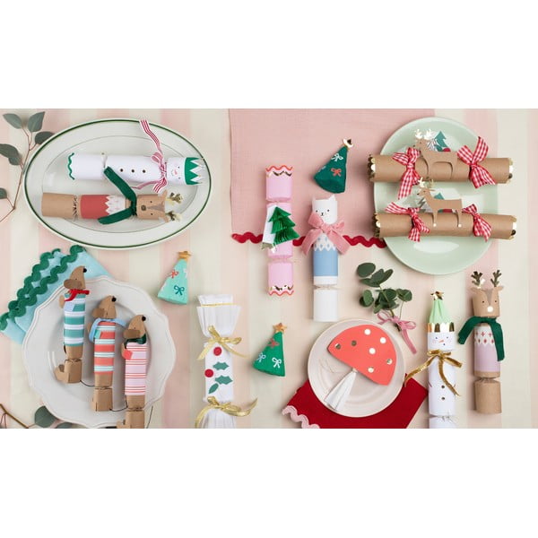 Vánoční crackery v sadě 6 ks Honeycomb  – Meri Meri-image-2