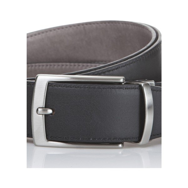 Kožený pásek Black Grey, 130 cm-image-3