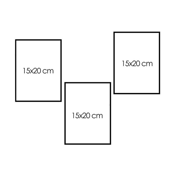 Sada 3 obrazů Kate Louise Kid, 15 x 20 cm-image-1