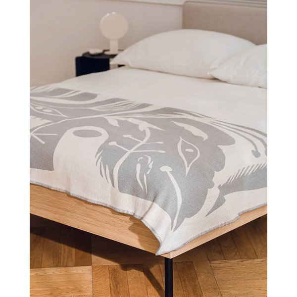 Světle šedá deka 165x200 cm Lino – noo.ma-image-3