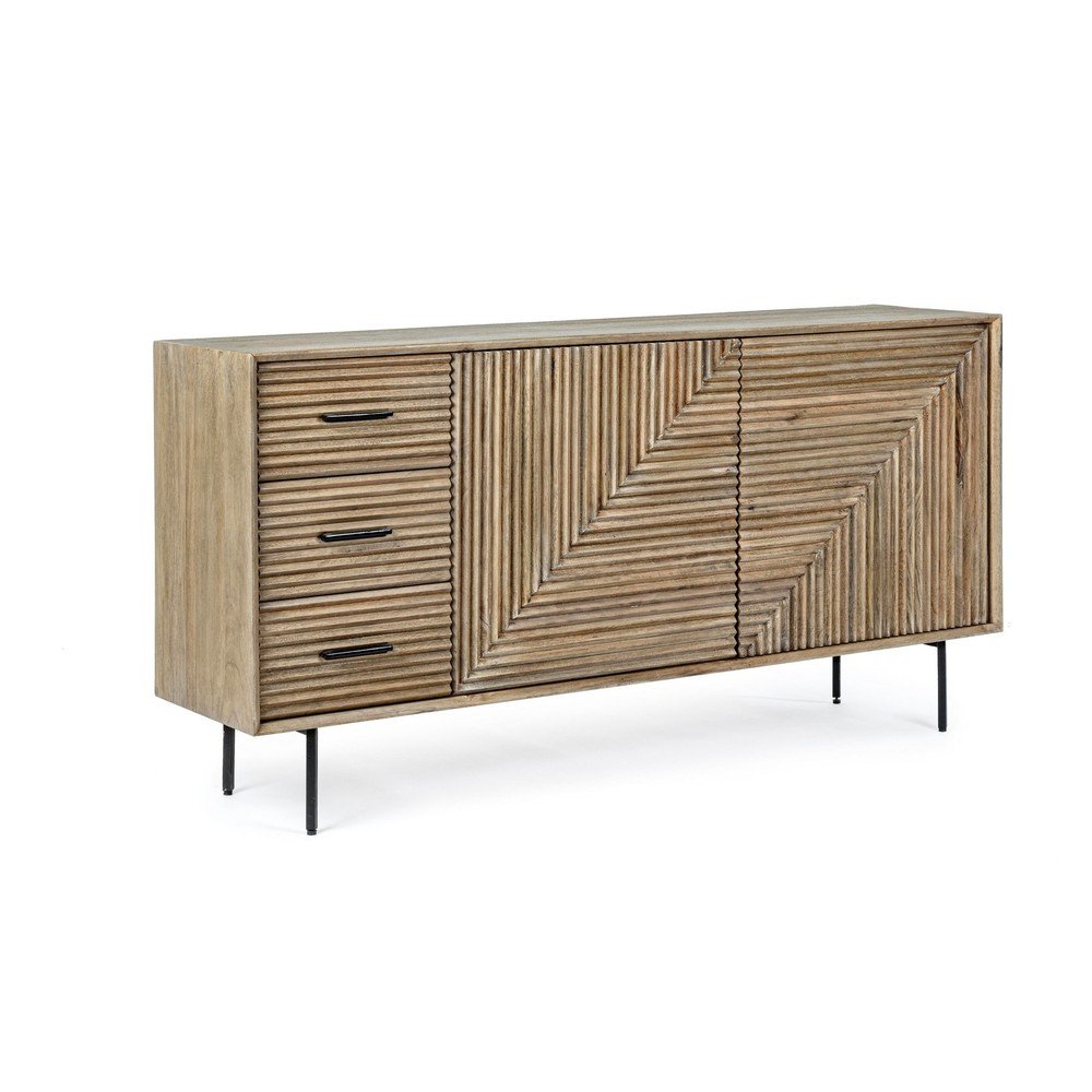 Komoda z mangového dřeva v přírodní barvě 160x83x40 cm Darsey – Bizzotto