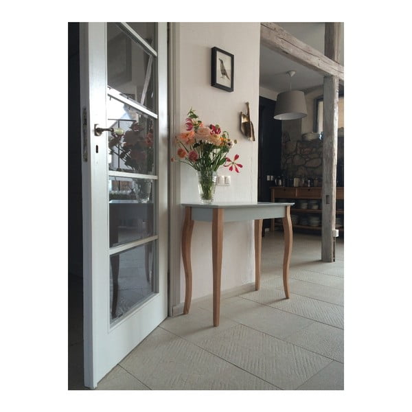 Tmavě šedý odkládací konzolový stolek Ragaba Dressing Table 105 x 74 cm-image-2