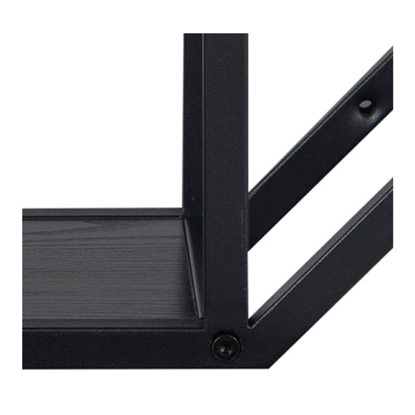 Černá patrová kovová police Seaford - Actona-image-4