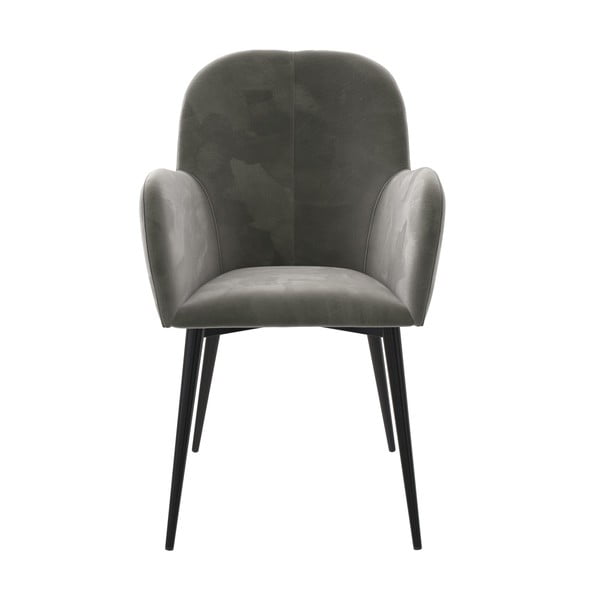 Šedé čalouněné jídelní křeslo Fitz – Støraa-image-1