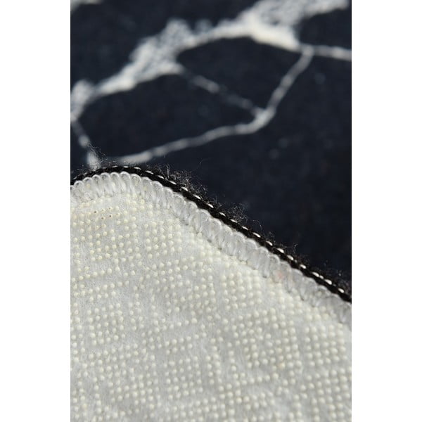 Černo-bílá koupelnová předložka s motivem mramoru Foutastic Marble, 60 x 40 cm-image-4