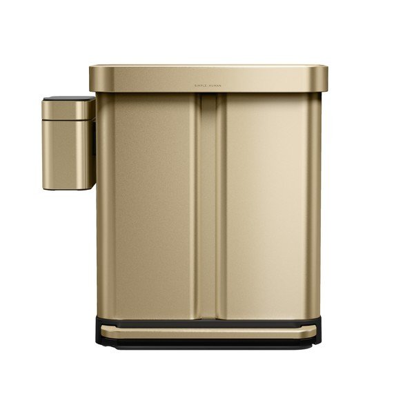 Nádoba na kompostovatelný odpad v matně zlaté barvě 4 l – simplehuman-image-4