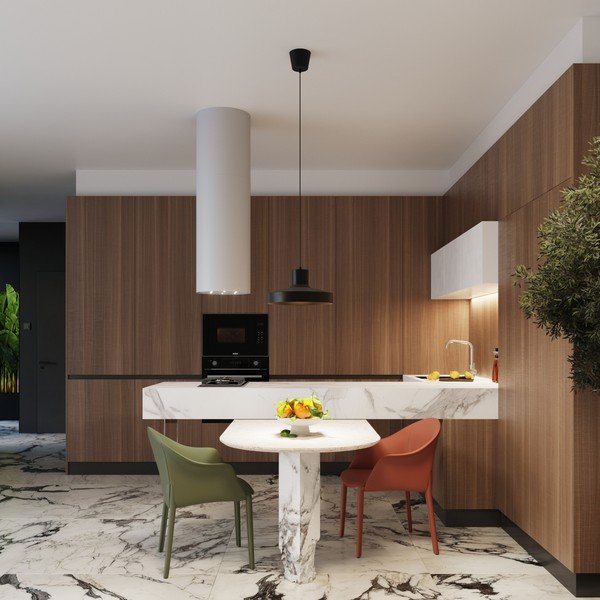 Černé závěsné svítidlo ø 35 cm Vito – Sollux-image-3