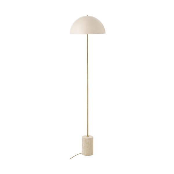Béžová stojací lampa s kovovým stínidlem (výška 155 cm) Sheffield – House Nordic