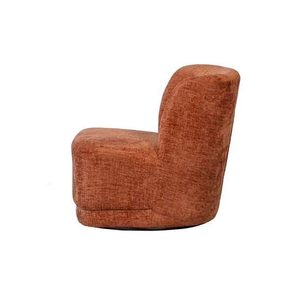 Oranžové sametové křeslo Atty – WOOOD-image-3