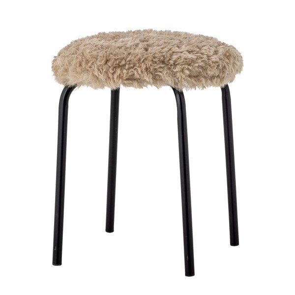 Béžová kovová stohovatelná stolička Linard – Bloomingville