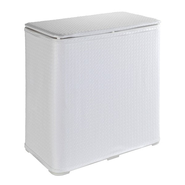 Bílý rozkládací koš na prádlo Wenko Wanda, 65 l-image-1