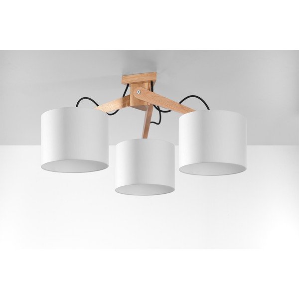 Bílé stropní svítidlo Sollux Donna, délka 70 cm-image-3