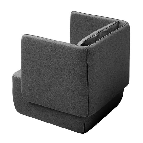 Antracitové křeslo Softline Opera Low-image-3