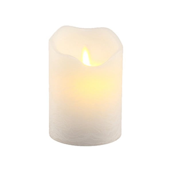 LED svítící dekorace Vorsteen Candle White, 11 cm