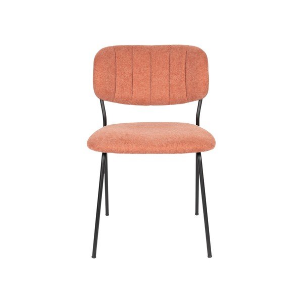 Jídelní židle v sadě 2 ks v lososové barvě Jolien – White Label-image-2