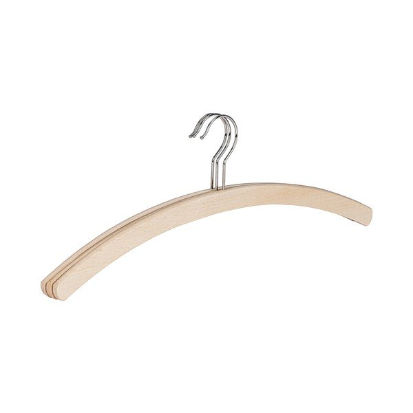 Sada 3 dřevěných šatních ramínek Wenko Base-image-2