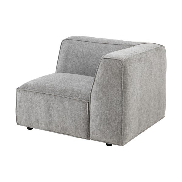 Světle šedý koncový modul pohovky Bonami Selection Fairfield, pravý roh-image-3