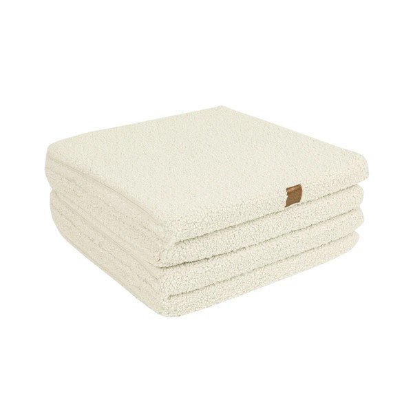 Krémová dětská hrací podložka 120x120 cm – Meowbaby-image-1