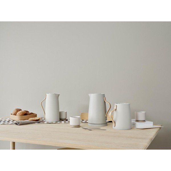 Béžová rychlovarná konvice z nerezové oceli 1,2 l Emma – Stelton-image-1