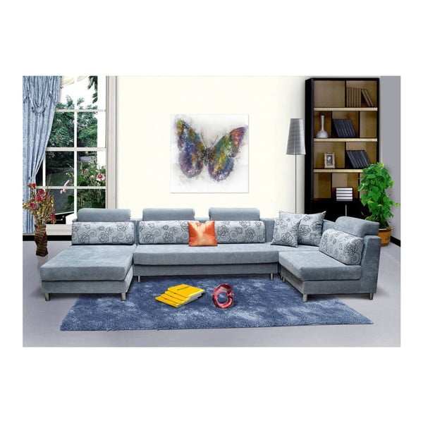Ručně malovaný obraz Vivorum Butterfly, 80 x 80 cm-image-3
