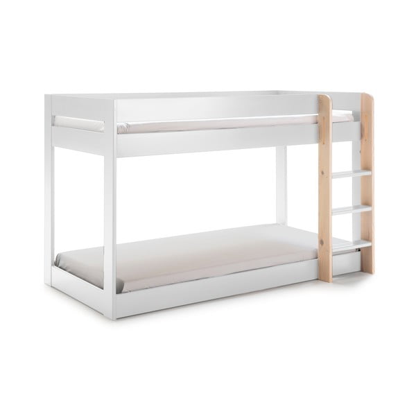 Bílá patrová dětská postel 90x190 cm Angel – Marckeric-image-4
