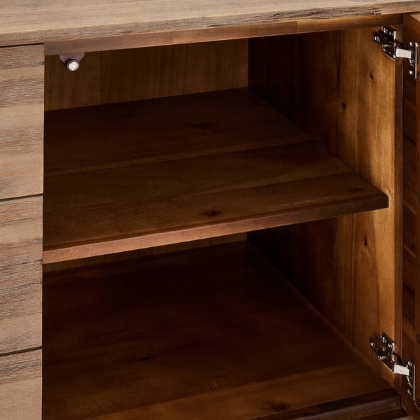 Hnědá komoda z masivního dřeva Furnhouse Mallorca, velká-image-1