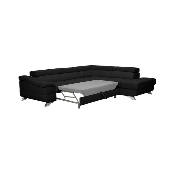 Rozkládací rohová pohovka s úložným prostorem Windsor & Co Sofas Gamma, pravý roh-image-3