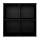 Černý modulární policový systém 68,5x69 cm Mistral Kubus - Hammel Furniture