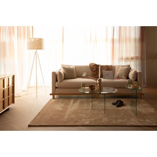 Skleněný konferenční stolek 60x80 cm Linea – Zuiver-image-4