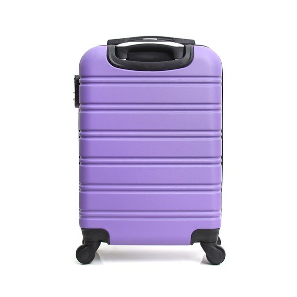 Fialový cestovní kufr na kolečkách BlueStar Bilbao, 35 l-image-3