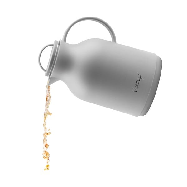 Šedá termoska Vialli Design, 1 l-image-4