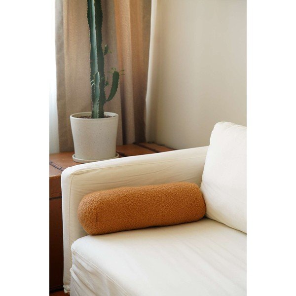 Dekorační polštář z materiálu bouclé 14x50 cm Top – Mioli Decor-image-1