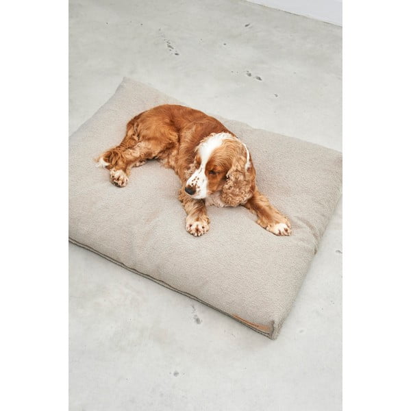 Světle hnědá matrace pro psa z materiálu bouclé 120x90 cm Mondo Cappuccino L – MiaCara-image-4