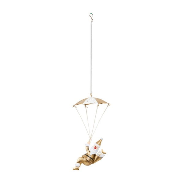 Závěsná dekorace Archipelago Gold Santa Parachute Spring, 25 cm
